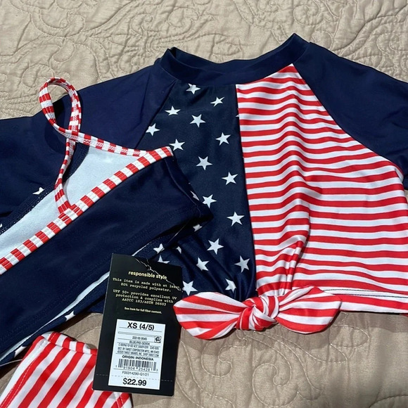 Girl’s 3-Piece Swimsuit - Picture 7 of 8